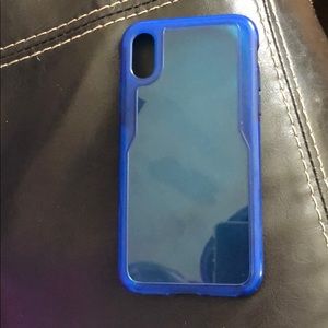 iPhone X case blue
